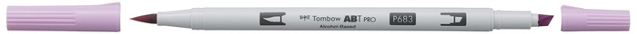 Tombow Marker alcohol ABT PRO Dual Brush 683 is thistle-colored.