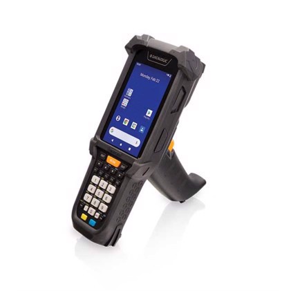 Datalogic Skorpio X5, 2D, SR, BT, Wi-Fi, NFC, Func. Num., Gun, GMS, ext. bat., Android