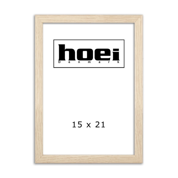 Oak wood frame for photos and posters 18 x 24 cm