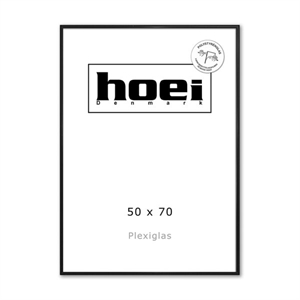 Black Aluminum Frame 50 x 70 cm PLEXI