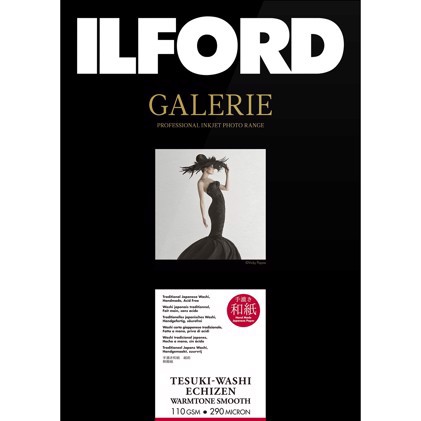 Ilford GALERIE Tesuki-Washi Echizen Warmtone  Smooth 110 - A4, 10 sheets