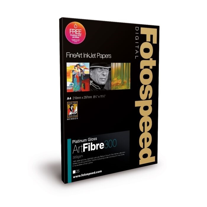 Fotospeed Platinum Gloss Art Fibre 300 g/m² - A5, 25 sheets