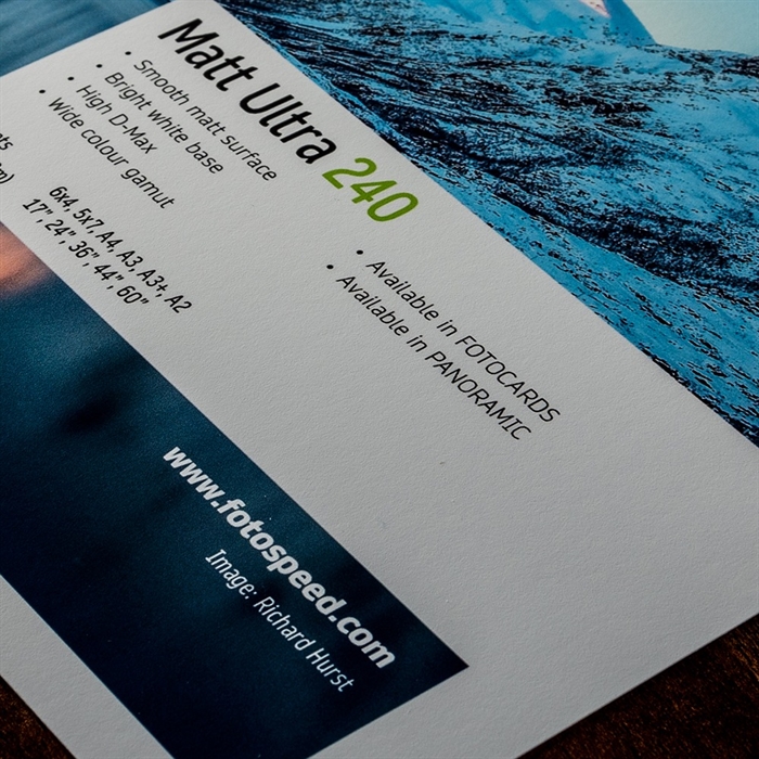 Fotospeed Matt Ultra 240 g/m² - A3, 100 sheets