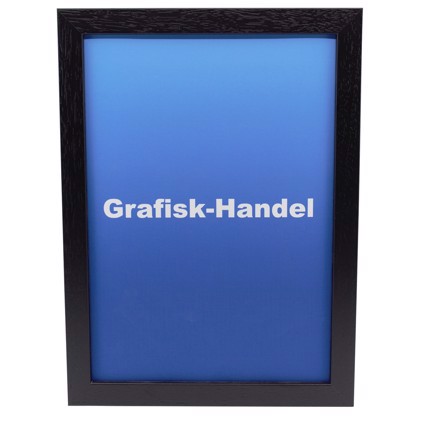 Museum glass frame for photo and art 40 x 50 cm - Black