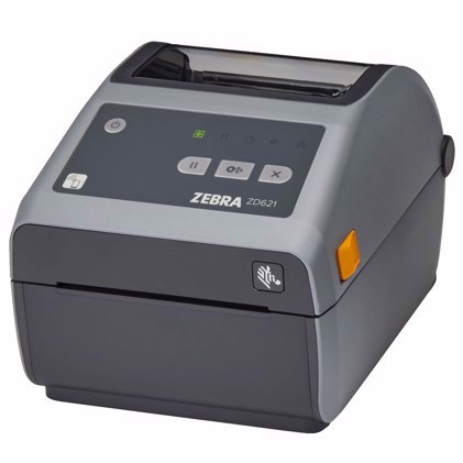 Zebra ZD621d, 8 dots/mm (203 dpi), peeler, RTC, USB, USB Host, RS232, BT (BLE), Ethernet, grey